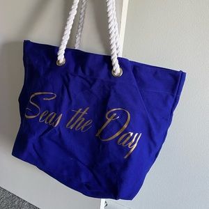 Seas The Day Beach Tote